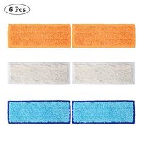 6 Pack Spray Mops with Washable Pads for Irobot Braava Jet Pads 240