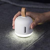 Battery Operated Mini Fabric Shaver and Lint Remover, Rechargeable Portable Sweater Defuzzer, 2 Speeds, 2 Replaceable Stainless Steel Blades, Electric Remove Clothes Fuzz, Dual Protection,1100 mAh