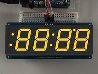 Adafruit 1.2" 4-Digit 7-Segment Display w/I2C Backpack - Yellow [ADA1269]