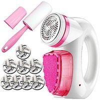 FeiQiangQiang Fabric Shaver- Rechargeable Battery Operated Lint Remover Portable Clothes Shaver with 8 Blade Furniture Depilatory