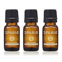 SPARIA Aromatherapy Essential Oil, 100% Pure Undiluted Essential Oil, USDA Certified Organic, Bottled in the USA, (Variety Pack)