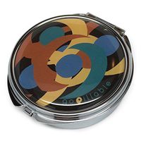 Pill Box for Pocket or Purse by Gopillable Large Midnight Swirl Design