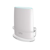 Hmount Orbi WiFi Wall Mount, Sturdy Clear Acrylic Wall Mount Bracket Compatible with Orbi WiFi Router RBS40, RBK40, RBS50, RBK50, AC2200, AC3000 Tri Band Home WiFi Router (1 Packs)