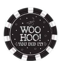 Hooray Grad Round Plates | Party Favor | 18 Ct.