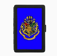 Hogwarts Crest Magic Potter Black Cigarette Case Holder Wallet RFID-blocking