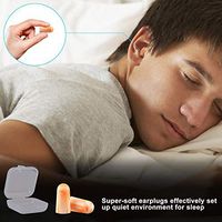 Meiyum Noise Reduction Earplugs, Foam Ear Plugs for Sleeping Noise Cancelling Reusable and Comfortable Noise Reduction Earplugs Protect Hearing for Snoring Sleeping Working Study and Concerts