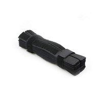 YuanhuaRongsheng Cable Straps，65pcs Cable Ties Reusable Fastening Wire Organizer Cord Rope Holder for Laptop PC TV 7 Inch(Black)