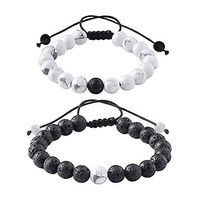 Banana Bucket White Howlite Lava Diffuser Bracelet