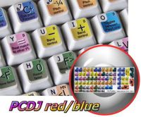 4Keyboard PCDJ Keyboard Stickers