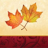 Autumn's Gift 3-Ply Beverage Napkins 16 Per Pack