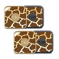 MightySkins Skin Compatible with Tile Pro Sport and Style Smart (Pack of 4 Skins) - Giraffe | Protective, Durable, and Unique Vinyl wrap Cover | Easy to Apply, Remove | Made in The USA