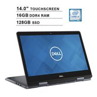 2019 Dell Inspiron 5481 2-in-1 14 Inch Touchscreen Laptop (Intel Core i3-8145U to 3.9GHz, 16GB DDR4 RAM, 128GB SSD, Intel UHD 620, WiFi, Bluetooth, HDMI, Windows 10) (Renewed)