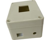 Case for Arduino UNO project with OLED and USB+DC Adapter holes (with 0.96" OLED+USB+12V Holes)