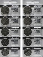 Energizer CR2032 3 Volt Lithium Coin Battery 10 Pack (2x5 Pack) In Original Packaging