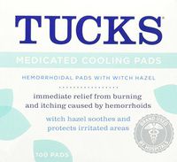 Tucks Medicated Hemorrhoid Cooling Pads - 100 Pads