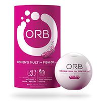 ORB Women’S MULTIVITAMIN + Fish Oil – A Complete Multi + Fish Oil |Heart Health Support, Antioxidant Support, Supports a Positive Mood, 21 Essential Vitamins – 60 Count