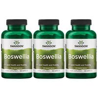 Swanson Boswellia Joint Flexibility Movement Support Ayurvedic Herb (boswellia serrata Resin) 400 mg per Capsule 800 mg per Serving 100 Count (3 Pack)