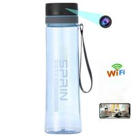 WiFi Hidden Camera, HD Wireless Spy Camera Water Bottle with Motion Detection, Nanny Cam Home Surveillance Camera (Green)