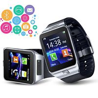 indigi Innovative SWAP Gear Bluetooth Smartwatch Wireless Phone for All iPhone and Galaxy Smartphones (Silver)