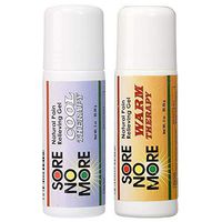 Sore No More Cool & Warm Therapy Natural Pain Relieving Gel, 3 Oz Each