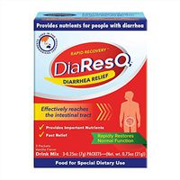 DiaResQ Adult's Rapid Recovery Diarrhea Relief - (Vanilla, 3 ct) Fast-Acting Diarrhea Relief That is Safe, Drug-Free, and Effective in Relieving Diarrhea, For Travel or Everyday Use.