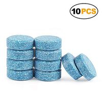 Car Windshield Glass Cleaning Tablets,Windshield Washer Detergent Cleaning Solid Wiper Multifunctional Effervescent Tablets Spray Cleaner （10 pcs）