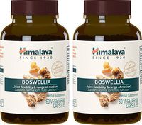 Himalaya Boswellia for Joint Flexibility and Joint Mobility 250 mg, 60 Capsules, (2 Pack)