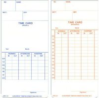 Acroprint 09-9110-000 Model ATR121 Weekly/Biweekly Time Cards, Replacement Time Cards for the ATR120 Electronic Time Clock, Cards are Printed on One Side for Weekly Pay Period, Biweekly on the Other