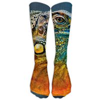 High Socks Iguana Boots Long Knee Sock Crew Tube Stockings For Travel And Sport