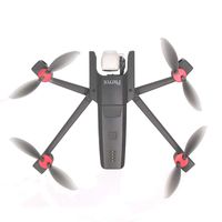 Sunnylife Motor Cover Caps Dustproof Waterproof Scratchproof Aluminum Alloy Protective Cover for Parrot Anafi Drone (Red)