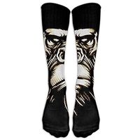 Men Women Cool Gorilla Monkey Calf Long Socks Team Running Stocking Athletic Outdoor Sports Sock