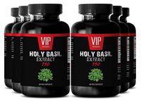 Respiratory Supplements - HOLY Basil Extract 750 - Immune System Booster - 6 Bottles 360 Veg. Capsules
