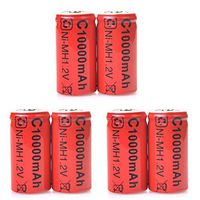 toyofmine 6X C Size Rechargeable Battery 1.2V 10000mAh Ni-MH