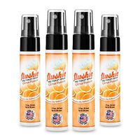Flushie Pre-Toilet Sprays 1-Ounce Bottle, Citrus Fusion Scent, Bathroom Deodorizer, Poop Spray, Before You Go Spray, Perfect for Travel 1oz (4 Pack)