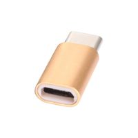  Orcbee  _1PC USB-C Type-C to Micro USB Data Charging Adapter for Samsung Galaxy S9/S9 Plus (Gold)