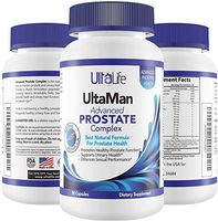 UltaLife Advanced Saw Palmetto Prostate Supplement For Men w/ Beta Sitosterol + #1 Rated Best Health Formula to Reduce Urge For Frequent Urination, DHT Blocker, Improve Sleep, Performance- 90 Capsules