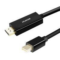 Mini DisplayPort to HDMI Cable, Benfei Mini DP to HDMI 6 Feet Cable (Thunderbolt Compatible) with MacBook Air/Pro, Surface Pro/Dock, Monitor, Projector