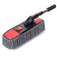 NingNing Feather duster, integrated molding, retractable microfiber duster removable mop cleaning dirt dust brush duster mop car cleaning cleaning Dusting Tools (Size : 60cm)