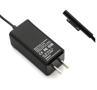 LJO-EEIH Adapter Wall Charger for Microsoft Surface Pro 3 Pro 4 Pro 5 Pro 6 Surface Go Surface Book Portable Mini Charger Laptop Power Supply Travel Case