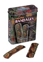 Fall Transitions Camouflage Camo Novelty Bandages-Pink or Green (Green)