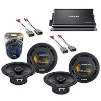 Compatible with Honda CRV 2007-2011 Factory Speaker Replacement Harmony (2) R65 & CXA300.4 Amp (Renewed)