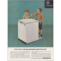 RelicPaper 1963 Westinghouse: Sanitizer Bet Your Dishwasher Doesn't Have, Westinghouse Print Ad