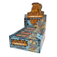 Grenade Carb Killa Protein Chocolate Bar | 20g High Protein Snack | Low Net Carb Low Sugar | Energy Bars | Chocolate Chip Cookie Dough, 12 Pack