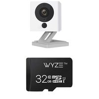 Wyze Cam v2 1080p Indoor Smart Home Camera with Wyze 32GB MicroSD Card Class 10