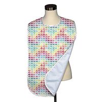 Valentine's Day Collection Adult Bib - Covered with Care Assorted Prints Available! (Watercolor Hearts)