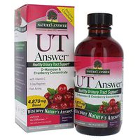 Nature's Answer Urinary Tract Health | Fast Acting Three-Day Regimen | Cranberry Flavor Dietary Supplement | Alcohol-Free, Gluten-Free, Not Tested on Animals & Vegan 4oz
