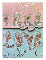 Punch Studio Embellished Mini Pocket Notepad ~ True Love 71301