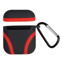 NANTE Accessories Cover Case for AirPods 2 & 1 Silicone Anti-lost Protection Shell with Ear Hook Protective Earphones Skin Covers (G)