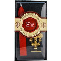 JAM PAPER Wax Seal Brass Stamp Sets with Wax Stick - Letter "Q" Monogram - Sold Individually