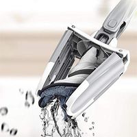 X-Type Mop With 4/6 Reusable Microfiber Pads, 360 Degree Flat Mop, Can Be Used For Household Replacement Of Disposable Cleaning Tools (Color : 4 pieces of cloth)